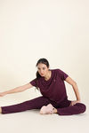 Zelocity Quick Dry Relaxed Top - Fig — thumbnail 4
