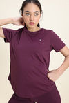 Zelocity Quick Dry Relaxed Top - Fig — thumbnail 5
