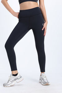 Zelocity Quick Dry Gym Leggings - Black Beauty — thumbnail 2
