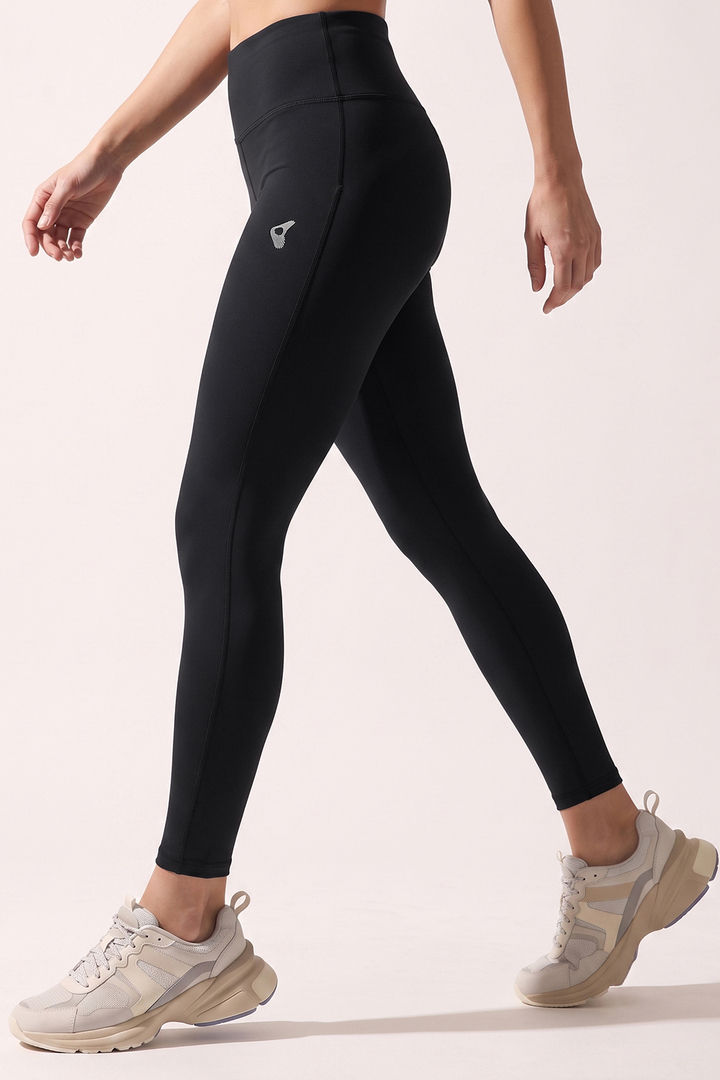 Zelocity Quick Dry Gym Leggings - Black Beauty — image 3