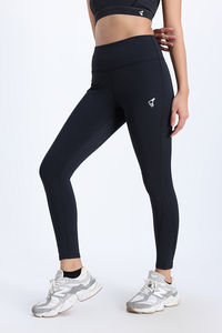 Zelocity Quick Dry Gym Leggings - Black Beauty — thumbnail 3