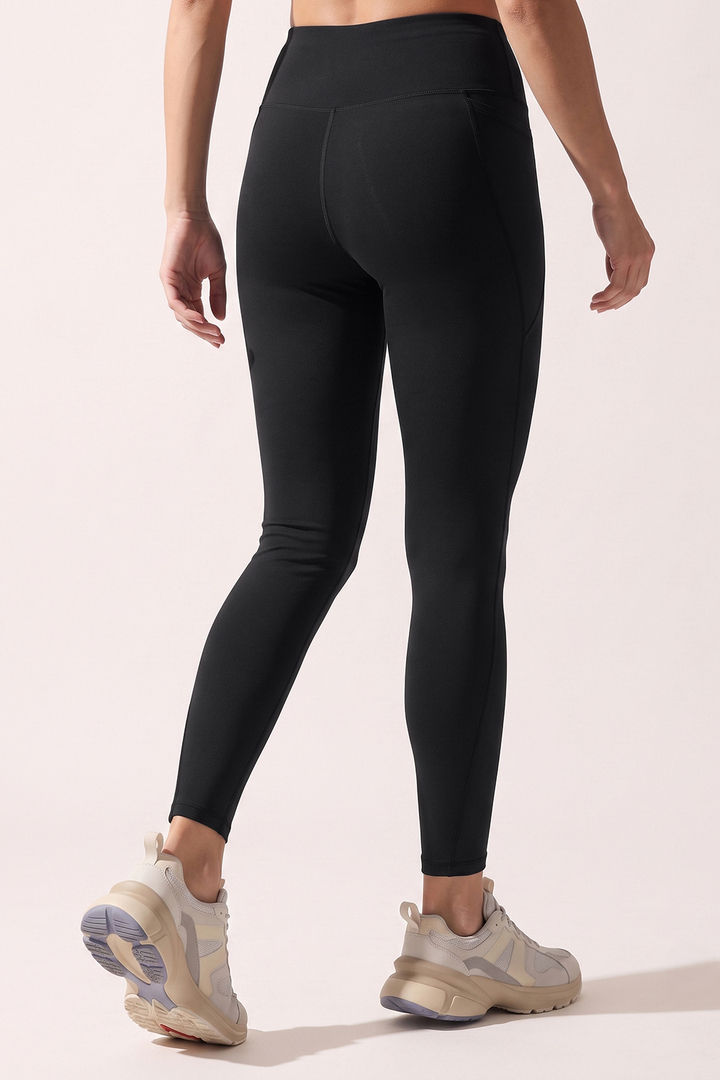 Zelocity Quick Dry Gym Leggings - Black Beauty — image 4