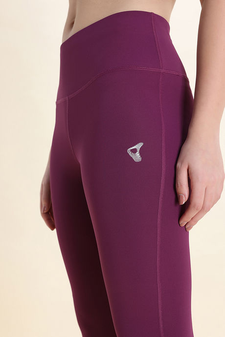 Zelocity Quick Dry Gym Leggings - Dark Purple — image 6
