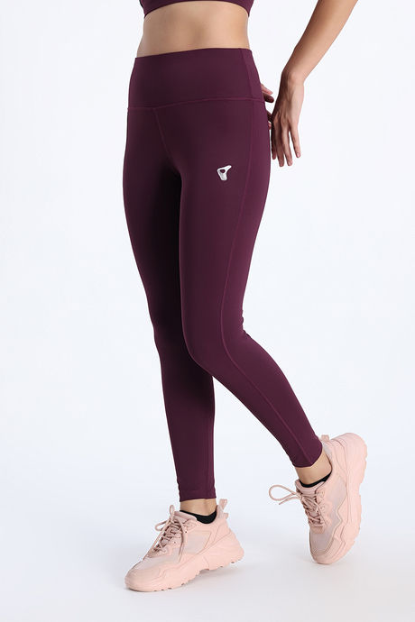 Zelocity Quick Dry Gym Leggings - Fig — image 2