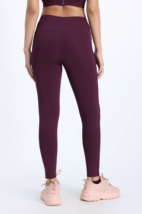 Zelocity Quick Dry Gym Leggings - Fig — image 4