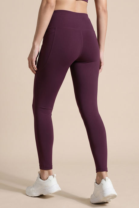 Zelocity Quick Dry Gym Leggings - Fig — image 4