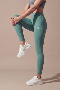 Zelocity Quick Dry Gym Leggings - Malachite Green — thumbnail 4