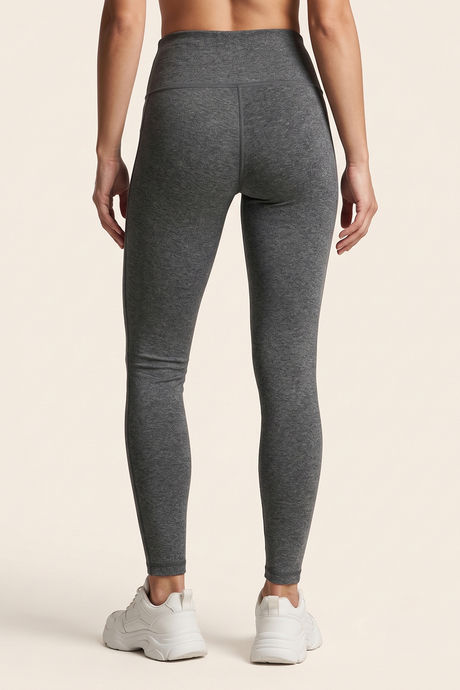 Zelocity Quick Dry Gym Leggings - Grey — image 3