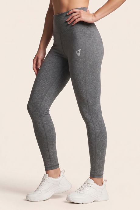 Zelocity Quick Dry Gym Leggings - Grey — image 4