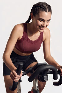 Zelocity Easy Movement Sports Bra With Removable Padding - Merlot — thumbnail 1