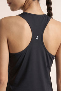 Zelocity Quick Dry Relaxed Tank Top - Black Beauty — thumbnail 5