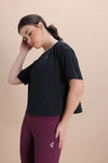 Zelocity Quick Dry Relaxed Top - Black Beauty — thumbnail 2