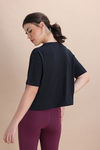 Zelocity Quick Dry Relaxed Top - Black Beauty — thumbnail 3