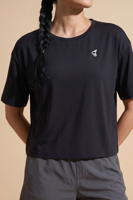 Zelocity Quick Dry Relaxed Top - Black Beauty — image 5