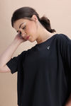 Zelocity Quick Dry Relaxed Top - Black Beauty — thumbnail 5