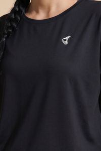 Zelocity Quick Dry Relaxed Top - Black Beauty — thumbnail 6