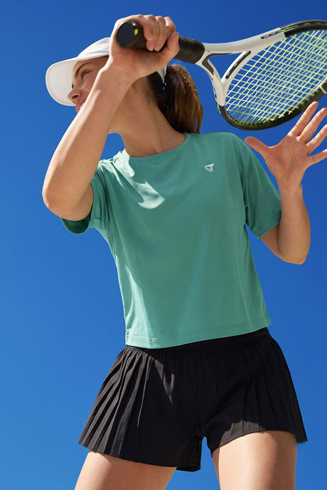 Buy Zelocity Quick Dry Relaxed Top - Malachite Green