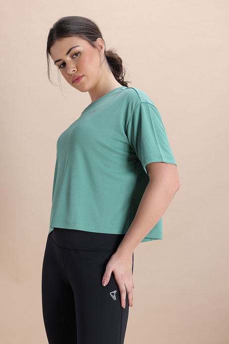 Zelocity Quick Dry Relaxed Top - Malachite Green — image 3