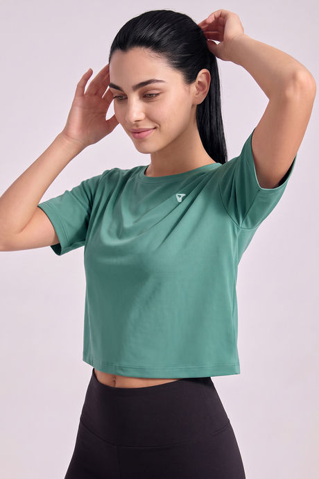 Zelocity Quick Dry Relaxed Top - Malachite Green — image 4