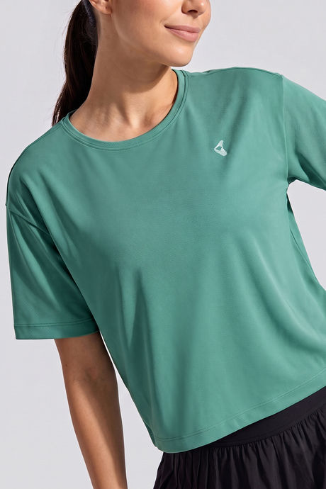 Zelocity Quick Dry Relaxed Top - Malachite Green — image 5