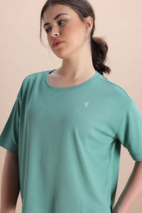 Zelocity Quick Dry Relaxed Top - Malachite Green — thumbnail 6