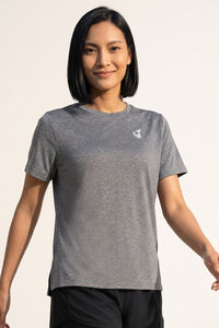 Zelocity Quick Dry Training Relaxed Top - Grey — thumbnail 2