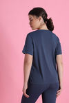 Zelocity Quick Dry Relaxed Top - Vintage Indigo — thumbnail 3