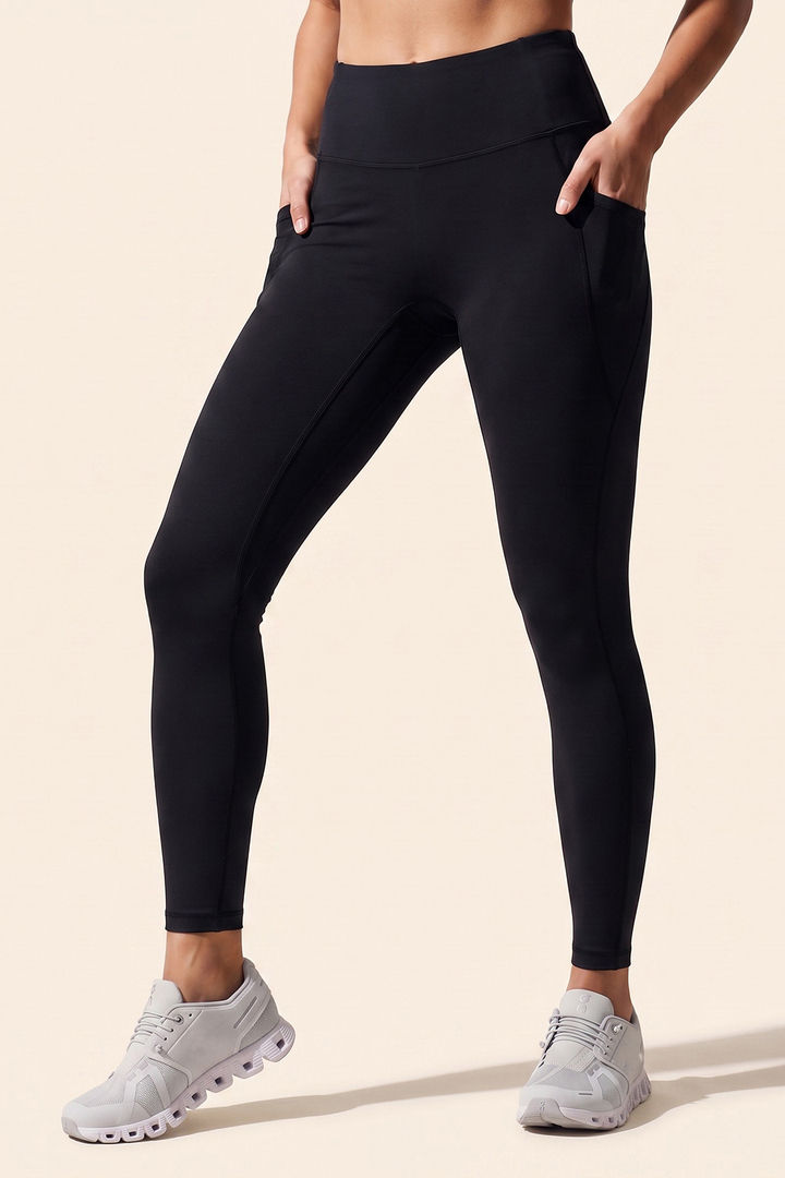 Zelocity Quick Dry Leggings - Black Beauty — image 2