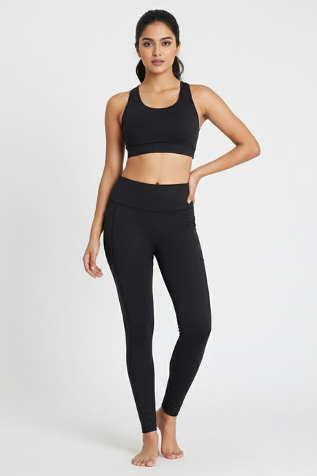 Zelocity Quick Dry Leggings - Black Beauty — image 4