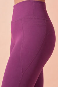 Zelocity Quick Dry Leggings - Dark Purple — thumbnail 5