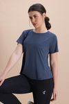 Zelocity Quick Dry Relaxed Top - Vintage Indigo — thumbnail 2