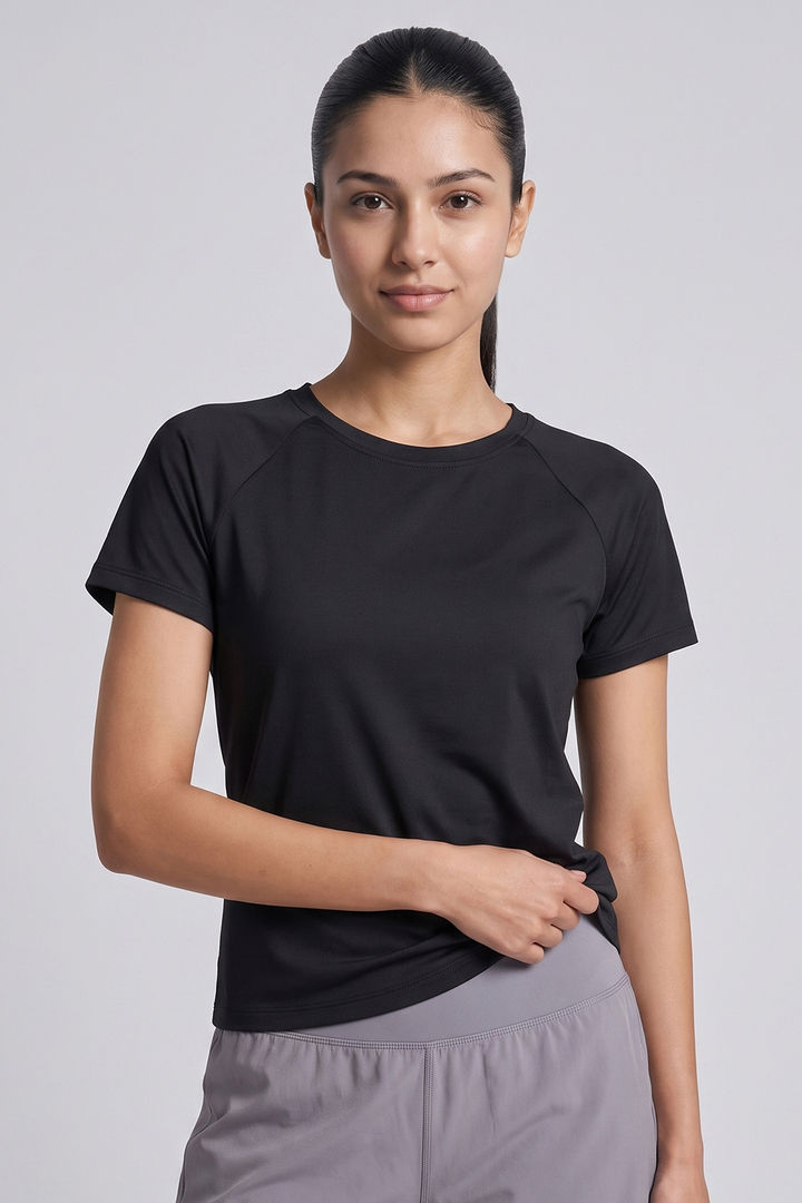Zelocity Quick Dry Relaxed Top - Black Beauty — image 2