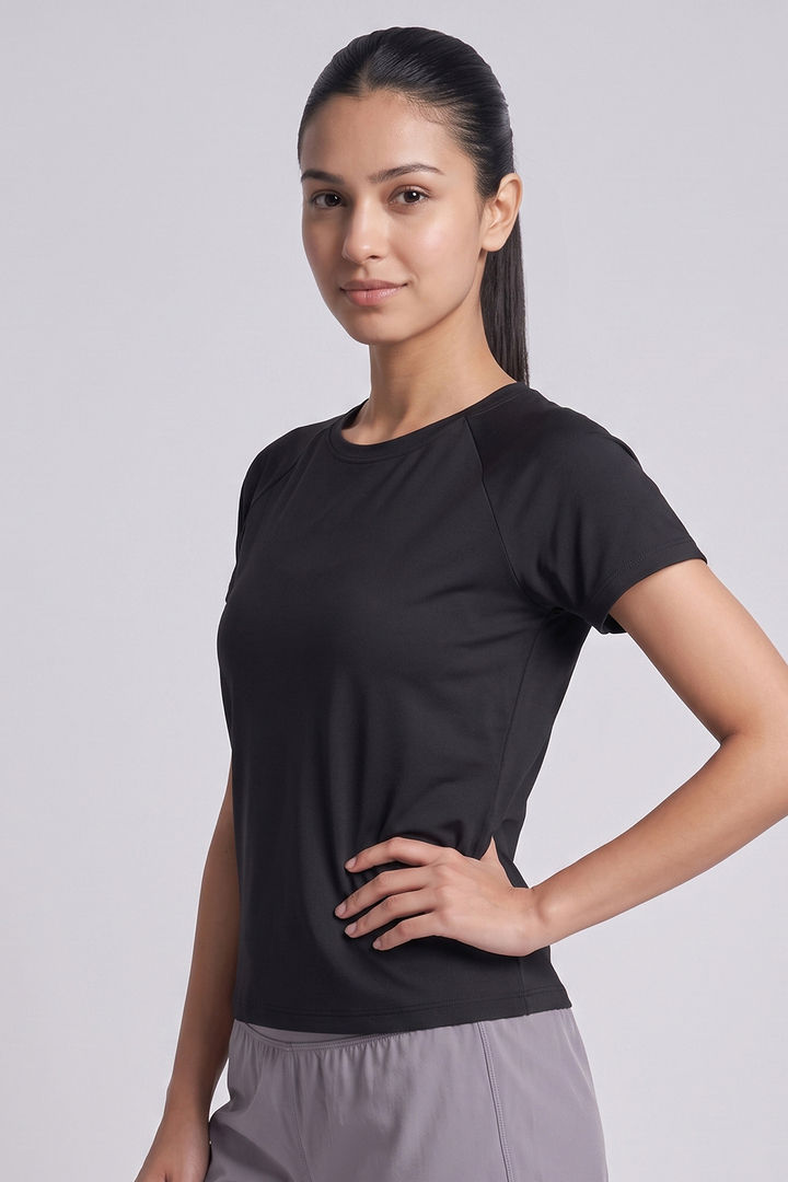 Zelocity Quick Dry Relaxed Top - Black Beauty — image 3