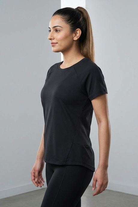 Zelocity Quick Dry Relaxed Top - Black Beauty — image 3