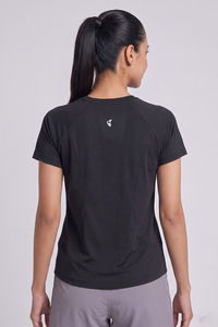 Zelocity Quick Dry Relaxed Top - Black Beauty — thumbnail 4