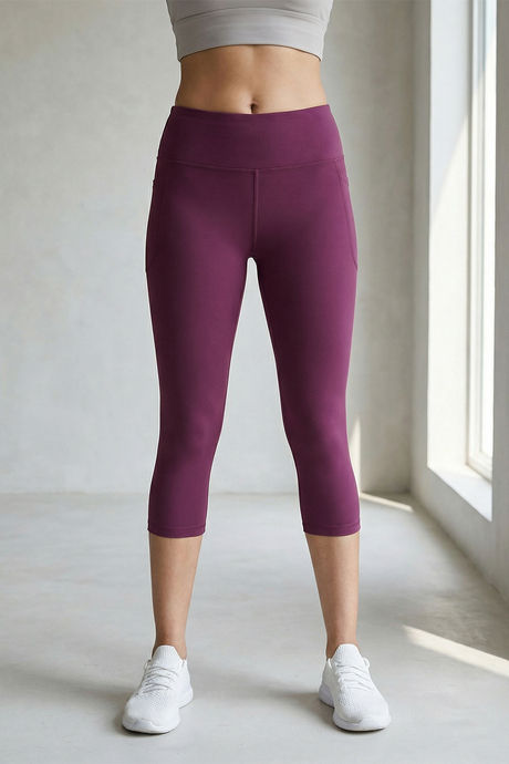 Zelocity Quick Dry Capri - Dark Purple — image 2