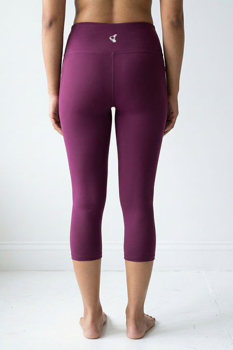 Zelocity Quick Dry Capri - Dark Purple — image 4