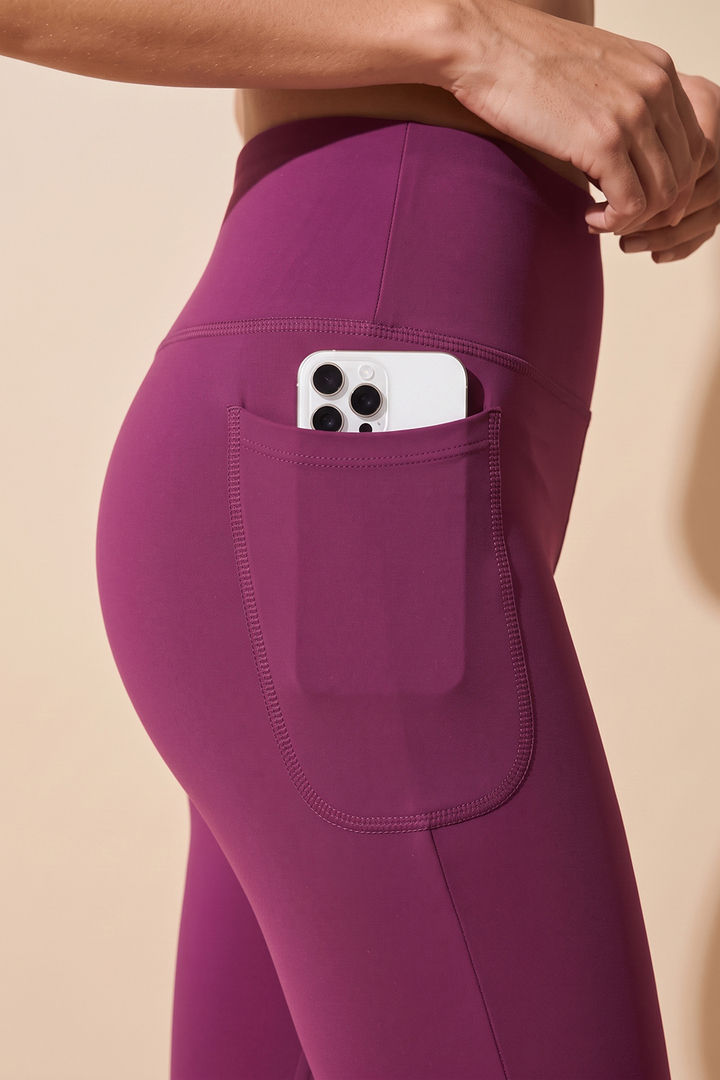 Zelocity Quick Dry Capri - Dark Purple — image 7