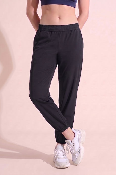 Buy Zelocity Quick Dry Joggers - Black Beauty