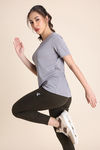 Zelocity Quick Dry Relaxed Top - Grey — thumbnail 3