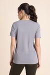 Zelocity Quick Dry Relaxed Top - Grey — thumbnail 4