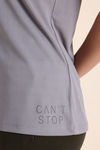 Zelocity Quick Dry Relaxed Top - Grey — thumbnail 6