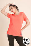 Zelocity Quick Dry Relaxed Top - Orange — thumbnail 1