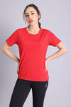 Zelocity Quick Dry Relaxed Top - Red — thumbnail 2