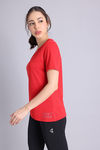 Zelocity Quick Dry Relaxed Top - Red — thumbnail 3
