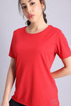 Zelocity Quick Dry Relaxed Top - Red — thumbnail 5