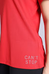 Zelocity Quick Dry Relaxed Top - Red — thumbnail 6