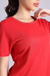 Zelocity Quick Dry Relaxed Top - Red — thumbnail 7