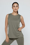Zelocity Quick Dry Relaxed Tank Top - Tea — thumbnail 2