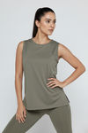 Zelocity Quick Dry Relaxed Tank Top - Tea — thumbnail 4